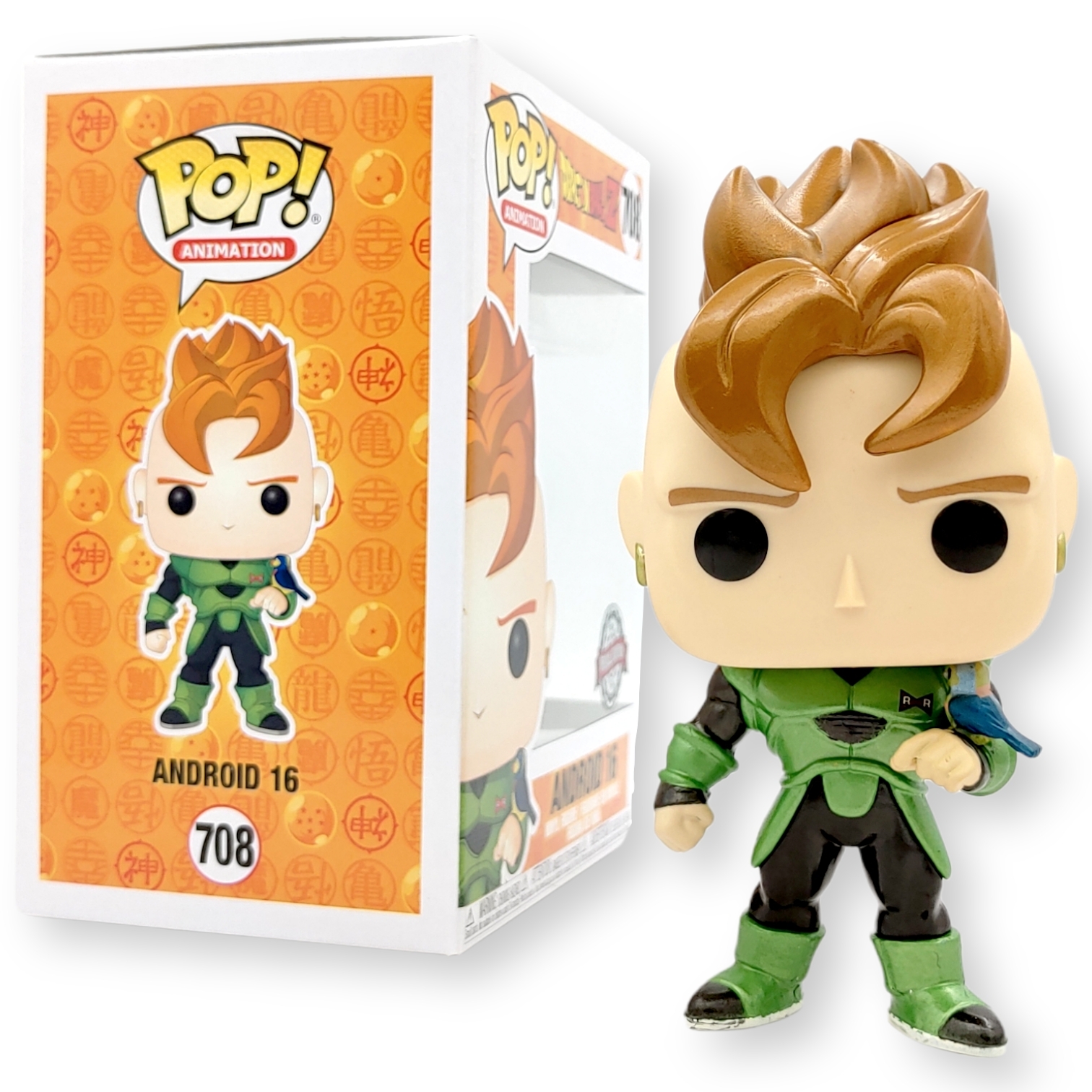 FUNKO POP<龍珠Z>人造人16號(金屬色)-No.708