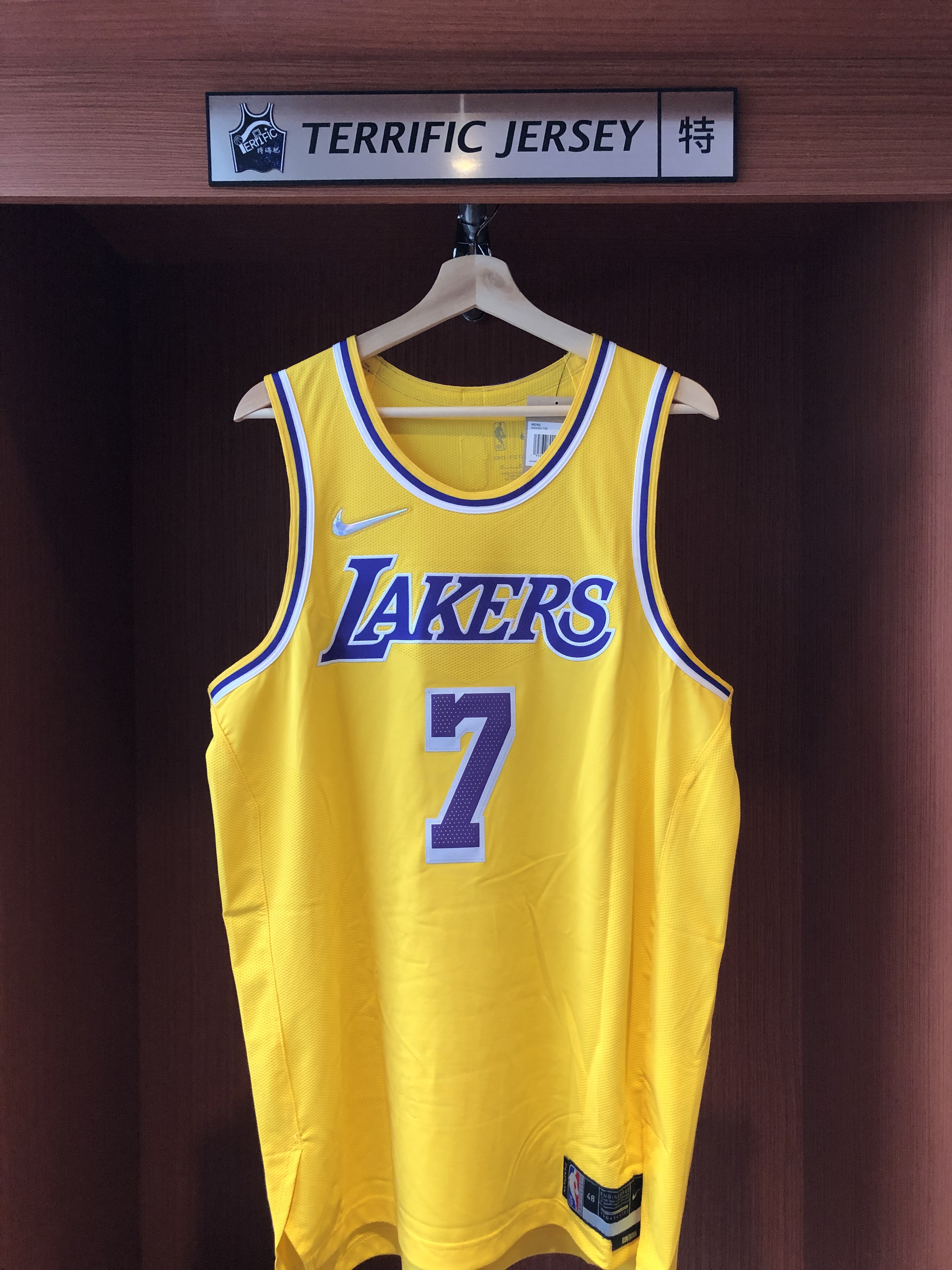 NBA球衣 Carmelo Anthony 洛杉磯湖人黃 75周年 鑽石標 Icon Nike Authentic 球員版 隊名電繡 全新