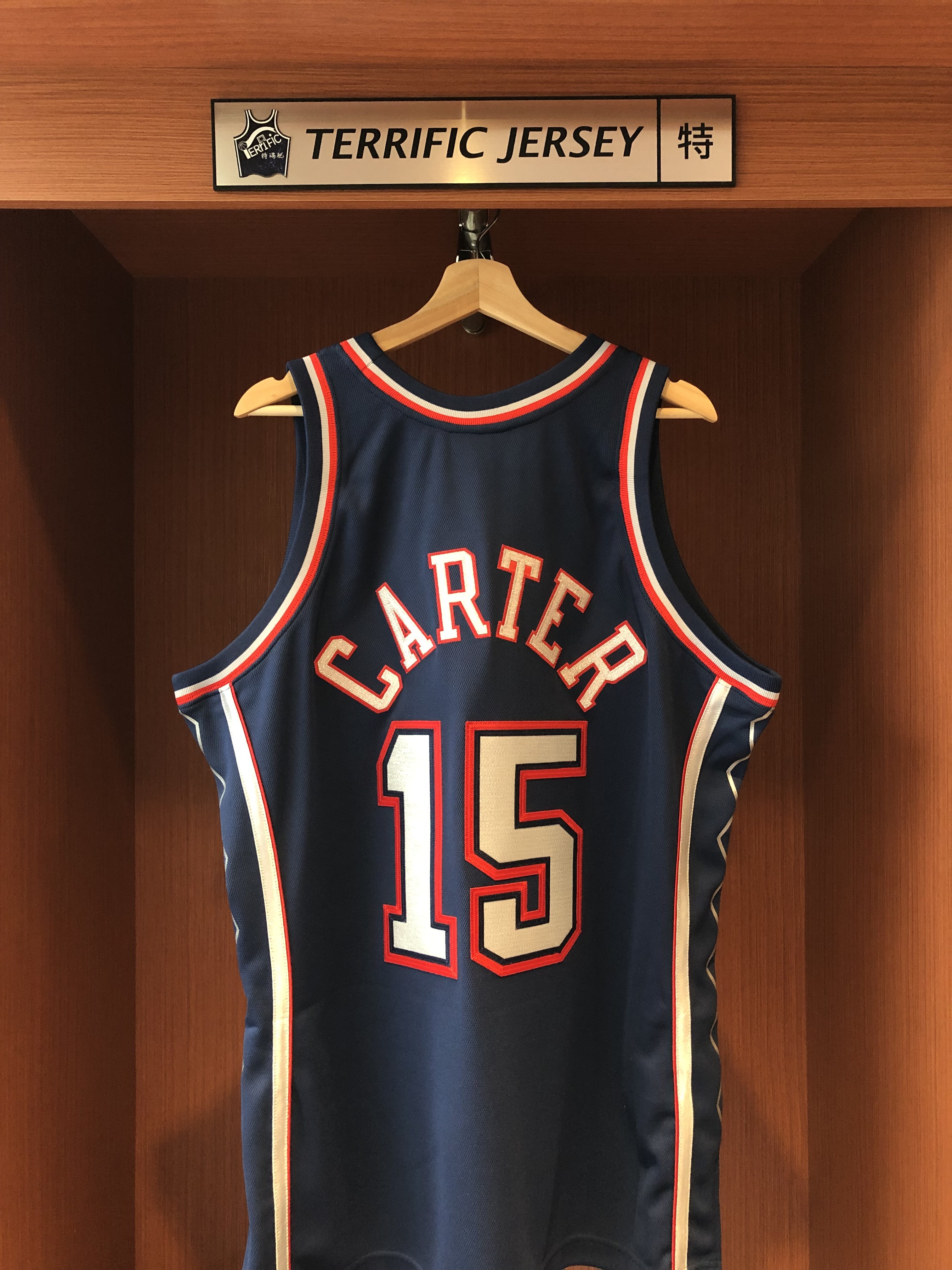 NBA球衣 Vince Carter 紐澤西籃網 06-07 深藍 M&N Authentic 球員版 電繡 全新