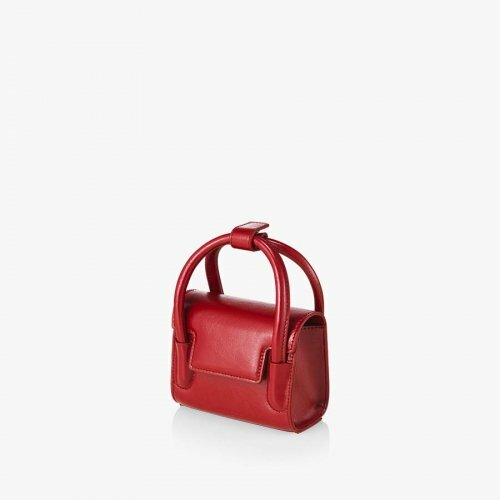 FIND KAPOOR Marty Bag 12 Crinkled - Red