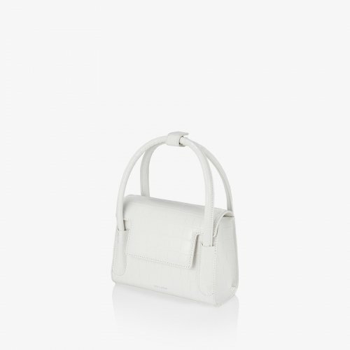 FIND KAPOOR Marty Bag 18 Crocker - White