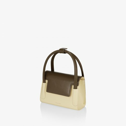 FIND KAPOOR Marty Bag 18 Crinkled - Ivory Brown