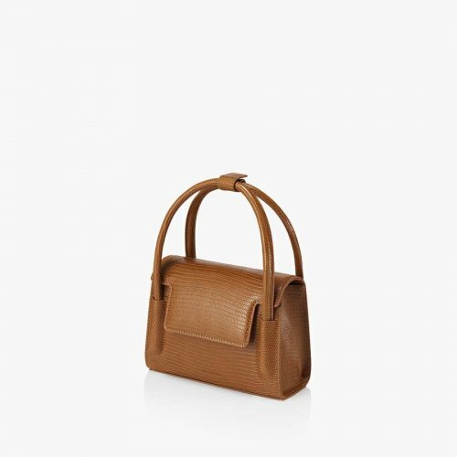 FIND KAPOOR Marty Bag 18 Lizard - Brown