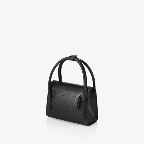 FIND KAPOOR Marty Bag 18 Lizard - Black