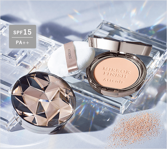 ATTENIR Mirror Finish Powder Set SPF15 PA++ 9g