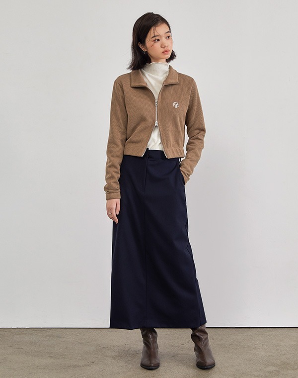 MUAH MUAH Basic Long Skirt