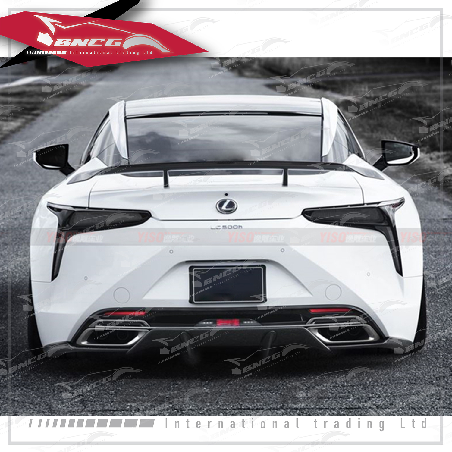 凌志 Lexus LC 改裝 碳纖維 外觀件 空力套件 Aimgain款 尾翼 擾流板