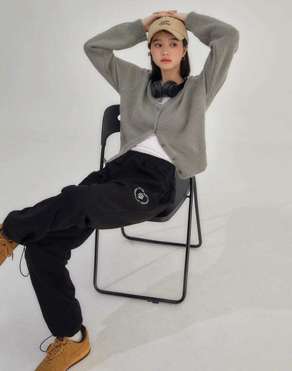 MUAH MUAH 2Way Wide Jogger Pants