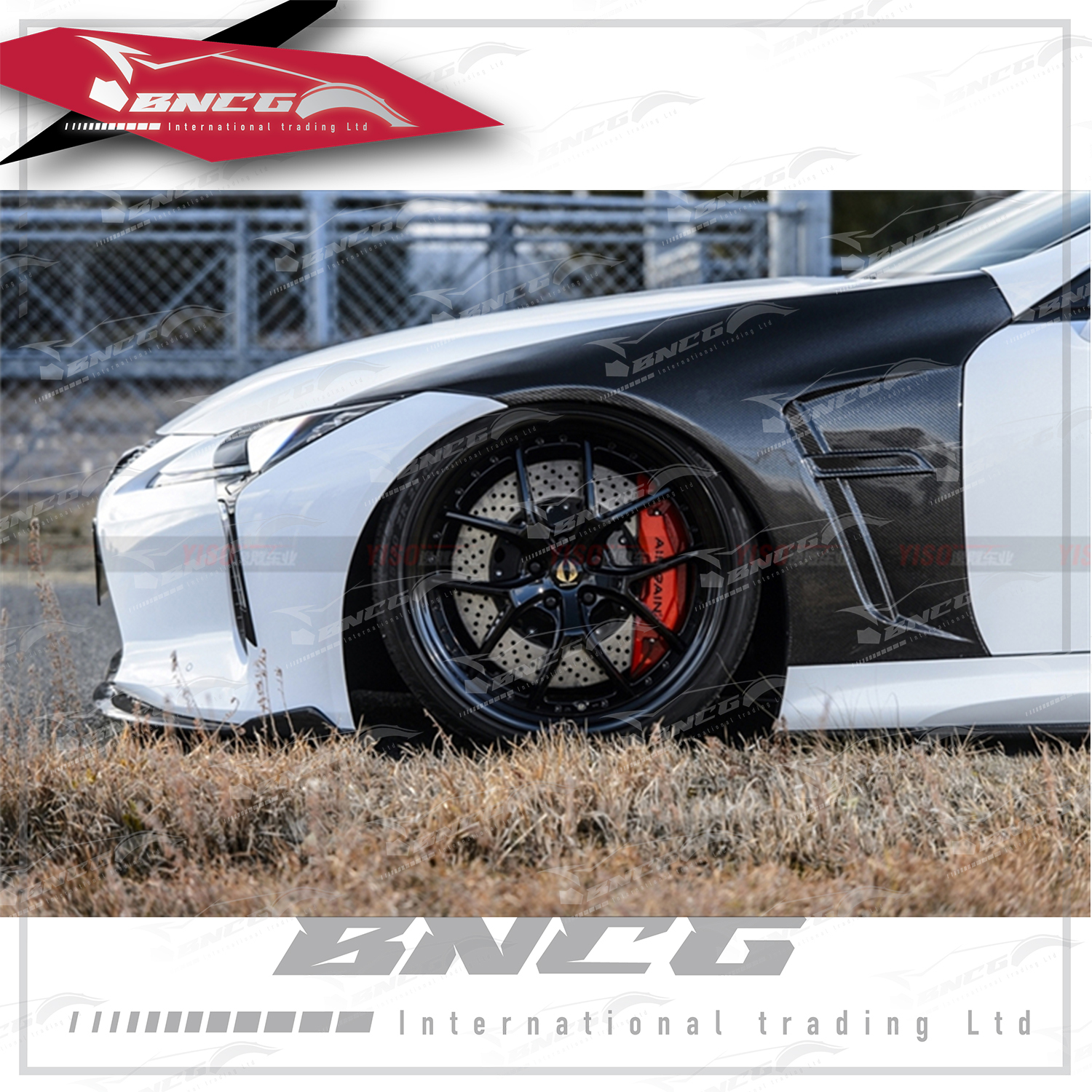 凌志 Lexus LC 改裝 碳纖維 外觀件 空力套件 Aimgain款 葉子板