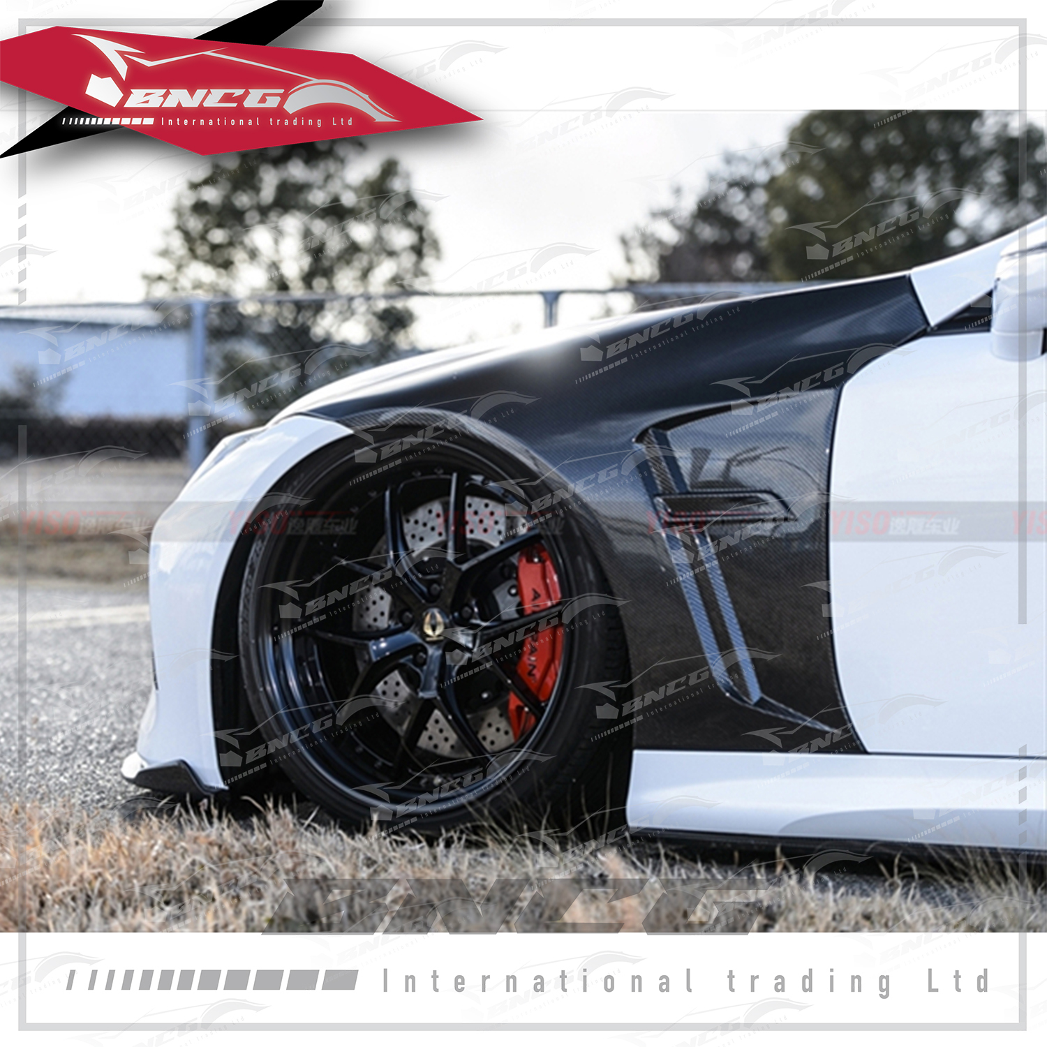 凌志 Lexus LC 改裝 碳纖維 外觀件 空力套件 Aimgain款 葉子板