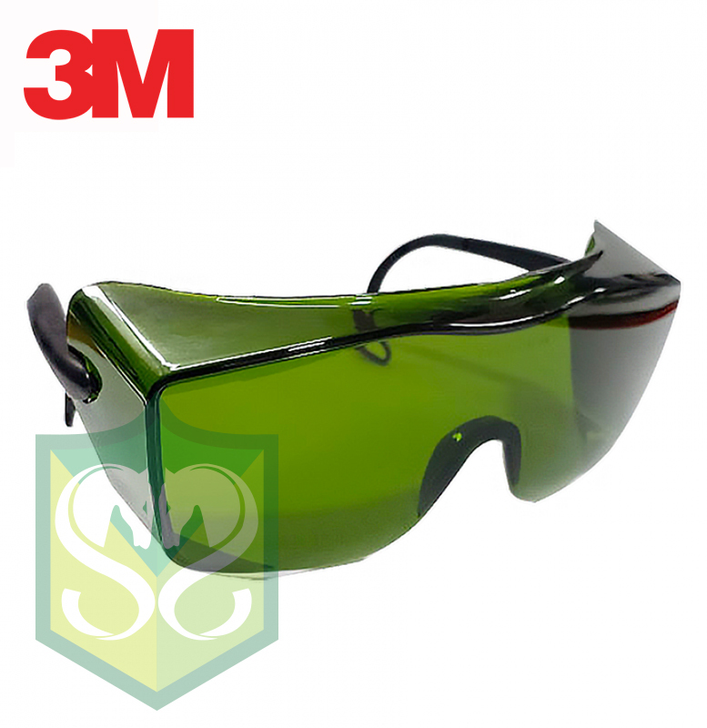3M™ OX™ 12239 防霧護眼鏡 (淡綠3.0紅外線鏡片)