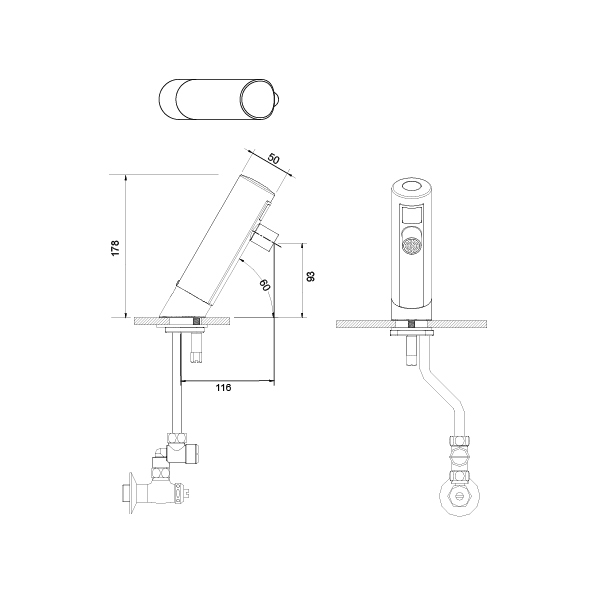 單冷水感應龍頭 | CAE-A721