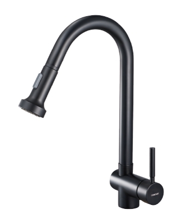 無鉛立式伸縮廚房龍頭 |CAE-K021CBL