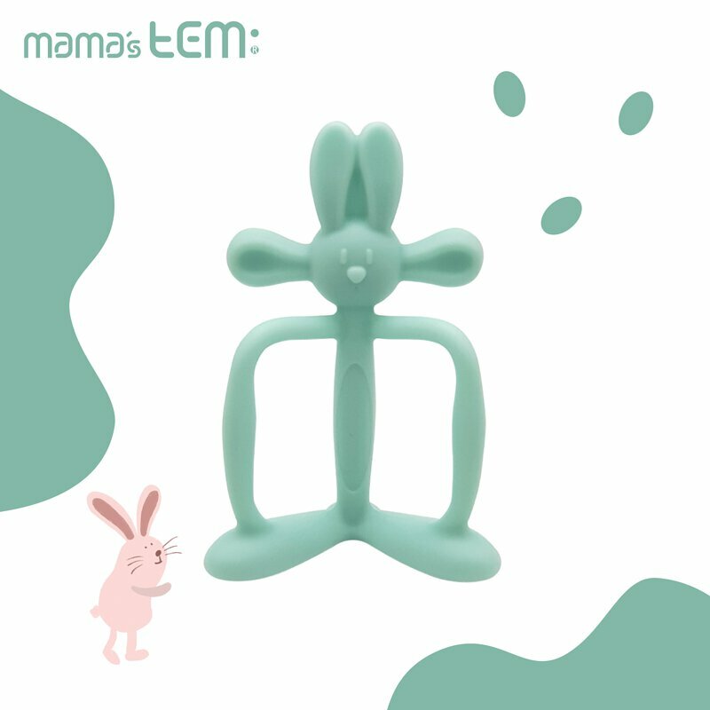MAMA's TEM 長耳朵小兔固齒器 (贈輕量泡泡盒)