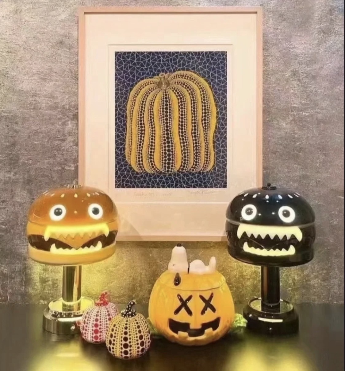 UNDERCOVER x Medicom Toy HAMBURGER LAMP 漢堡燈黑