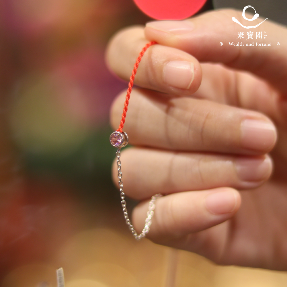 【開光紅線】桃花滿開 │ 招桃花 │招貴人│ 桃花滿開 │ 純銀紅線