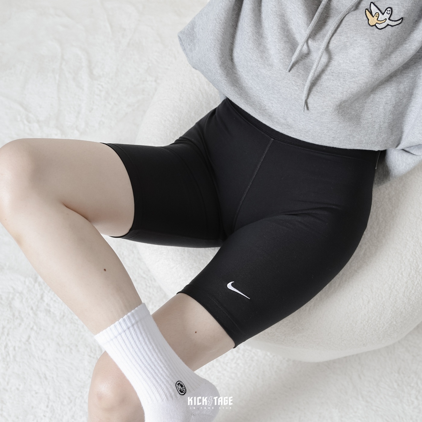 [特價售出無退換] 女款 NIKE ONE 7 SHORT RUNNING 黑色 軍綠色 五分 刺繡小勾 彈性 高腰 馬褲 慢跑 緊身褲 內搭褲 單車褲【CZ8527-010】