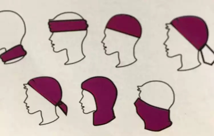 OCEANARIUM 多用途頭巾