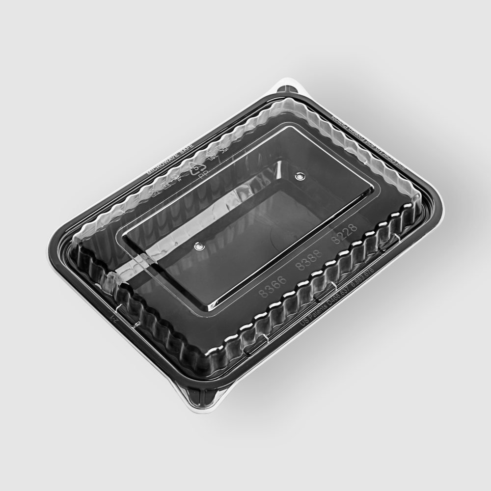 塑膠方型便當盒 1140ml 10號