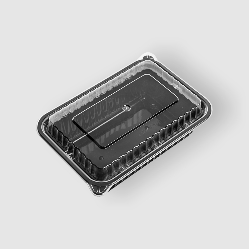 塑膠方型便當盒 720ml 8號