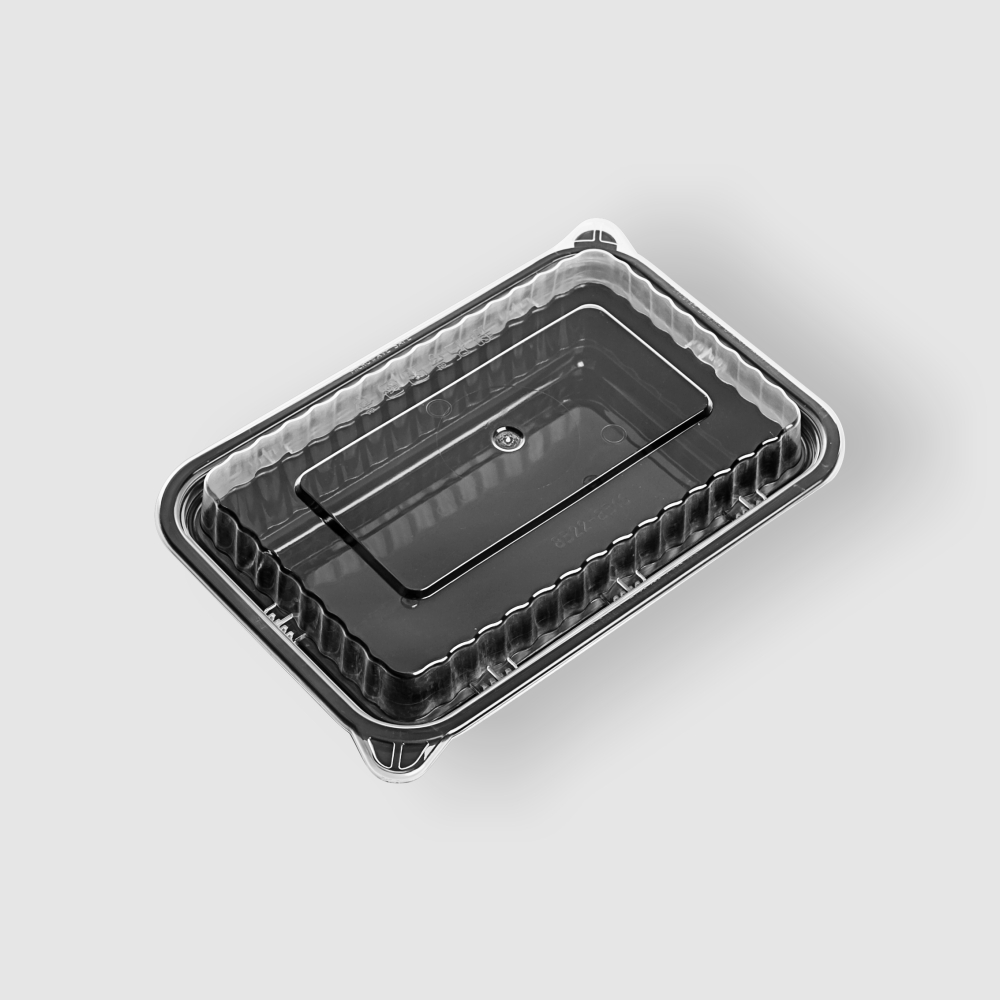 塑膠方型便當盒 480ml 7號