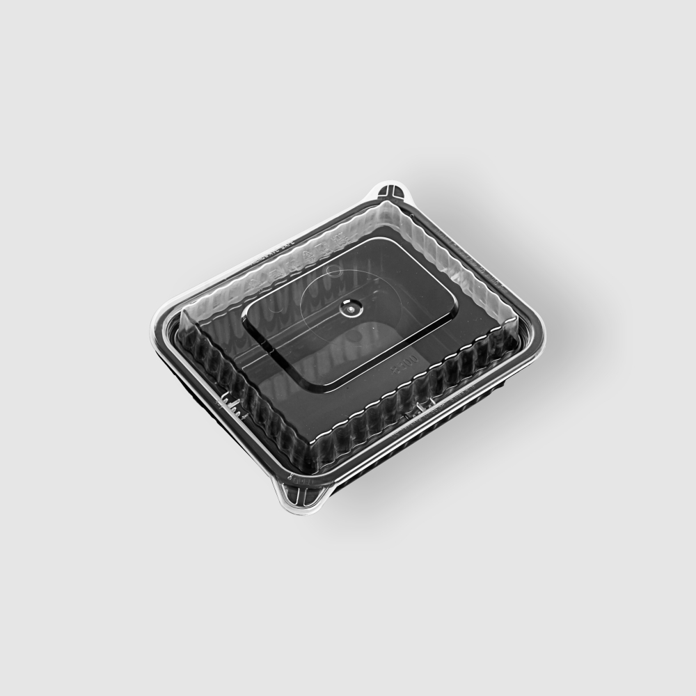 塑膠方型便當盒 360ml 28號