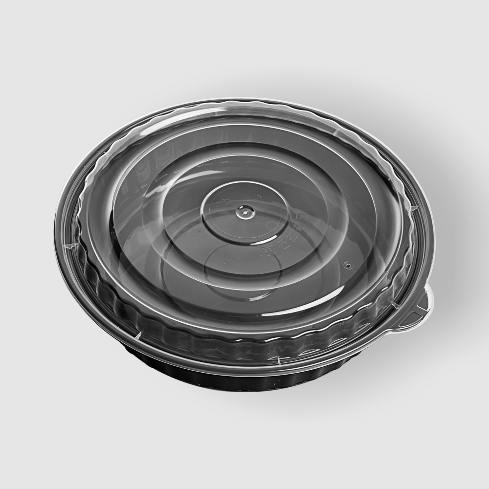 塑膠圓型便當盒 1440ml 5號