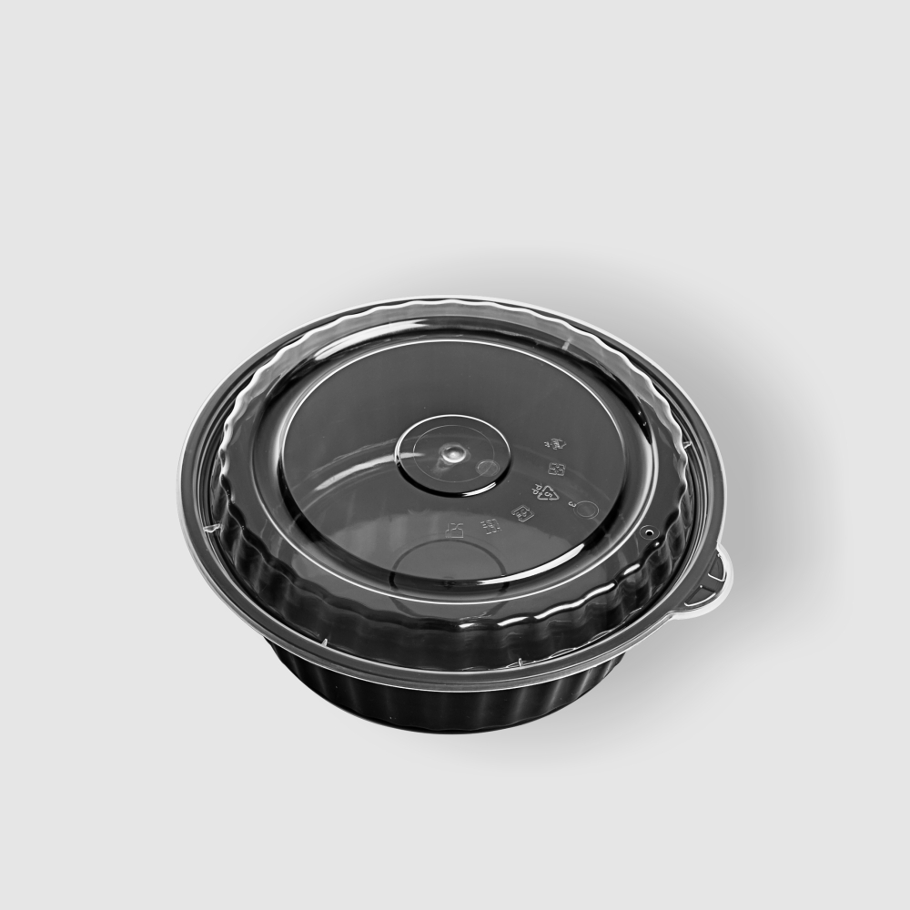 塑膠圓型便當盒 960ml 3號