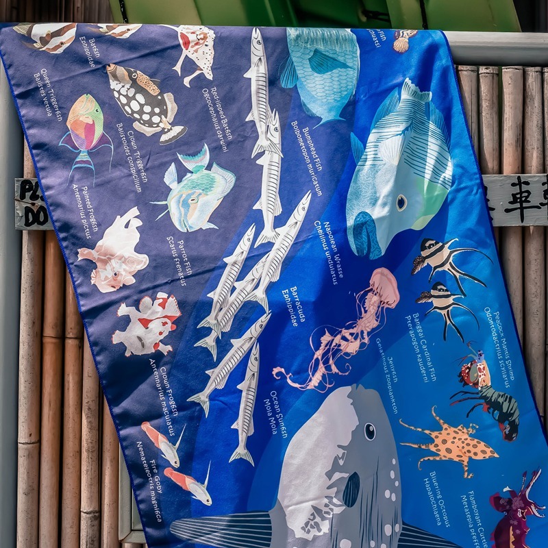 OCEANARIUM 海洋生物快乾吸水大毛巾