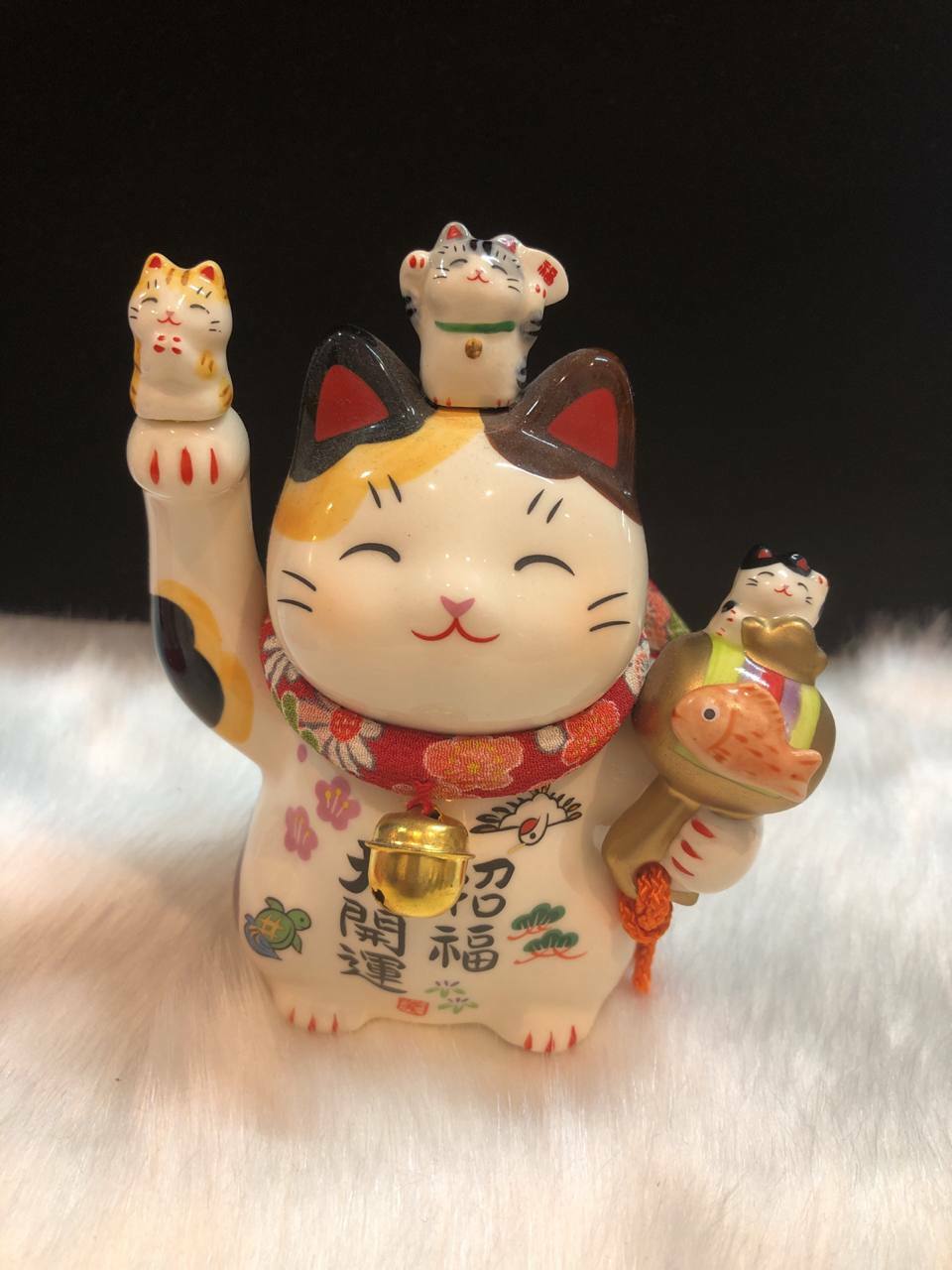 [S] MALLET WITH KOI FISH FORTUNE CAT, 7457 (SZZ30)