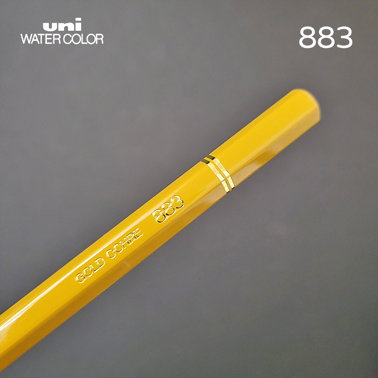 Uni 三菱 水性色鉛筆 / 883 GOLD OCHRE / MITSUBISHI 日本