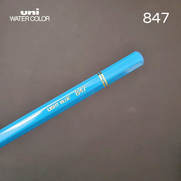 Uni 三菱 水性色鉛筆 / 847 LIGHT BLUE / MITSUBISHI 日本