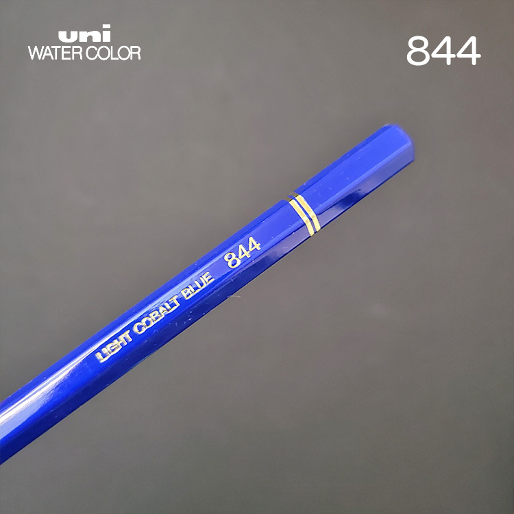 Uni 三菱 水性色鉛筆 / 844 LIGHT COBALT BLUE / MITSUBISHI 日本