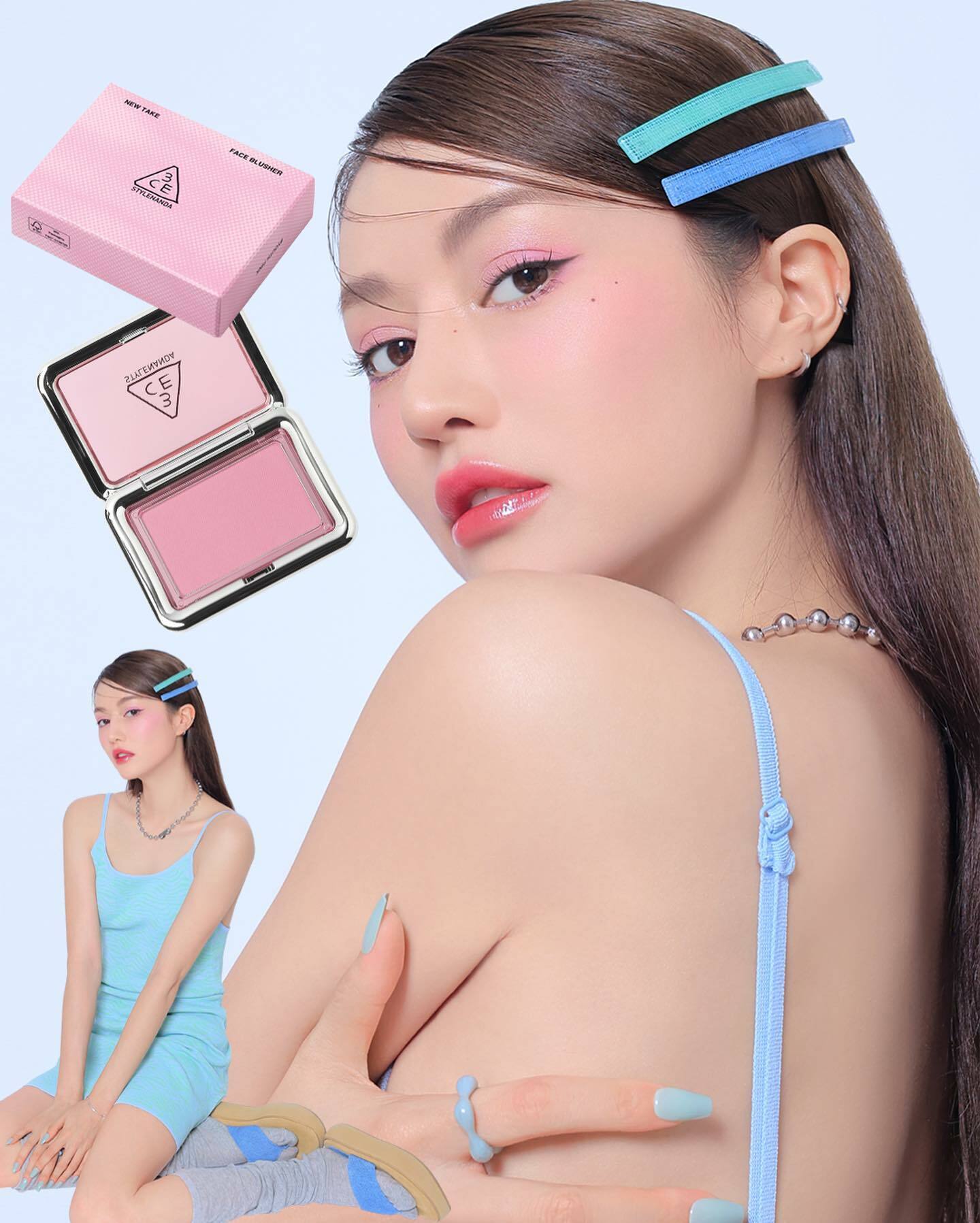 [ 3CE ] New Take Face Blusher (5 colors)