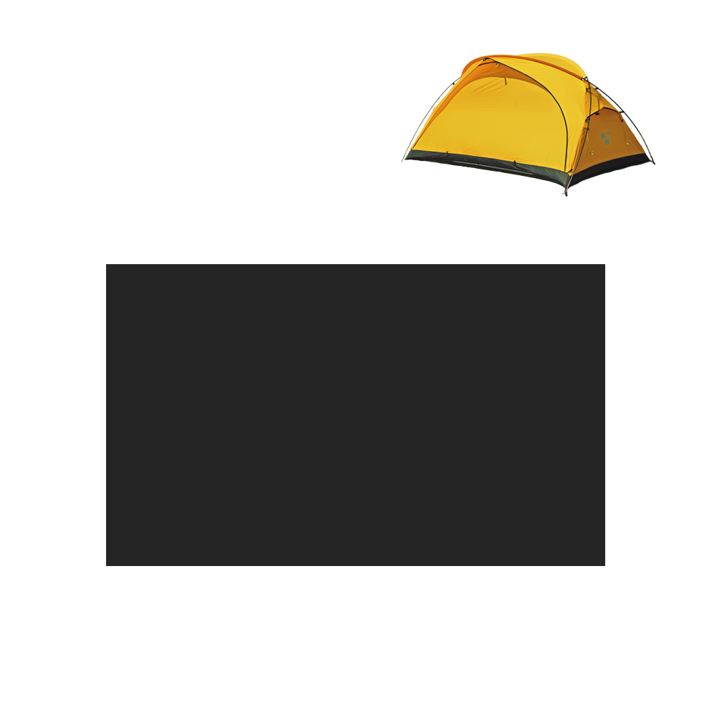 Minimal Works｜Paprika｜辣椒粉２人自立帳專用地墊｜黑色