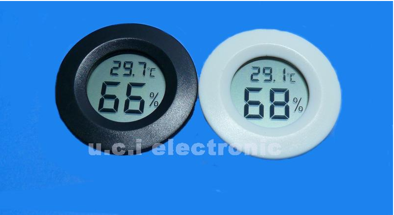 【UCI電子】(K-3) 圓形電子溫濕度計 爬蟲類 電子溫濕度計 迷你電子數顯溫濕度計 溫度計
