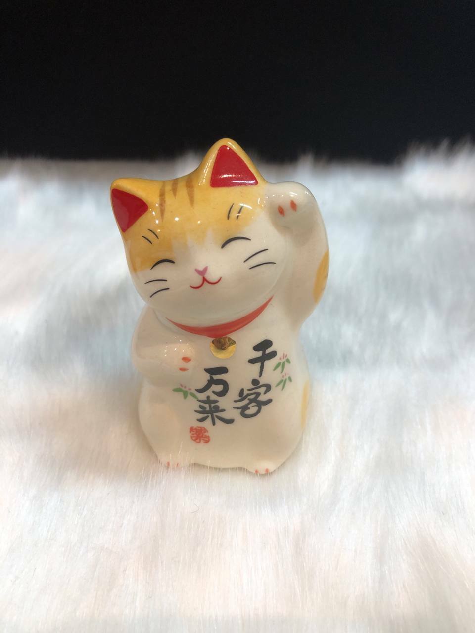 [S] BECKONING WAVING LUCKY CAT FOR GOOD BUSINESS, 7744 (SZZ32)
