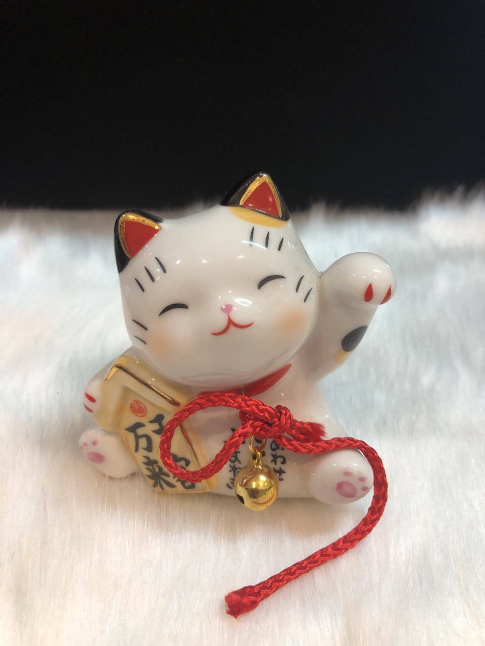 [S] BECKONING WAVING LUCKY BLACK EAR CAT, 7231 (SZZ33)