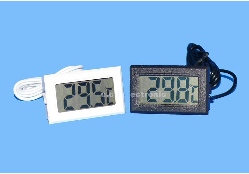 【UCI電子】(K-3) 帶探頭 LCD數位溫度計 電子溫度計 浴缸 冰箱溫度計.探頭線長一米