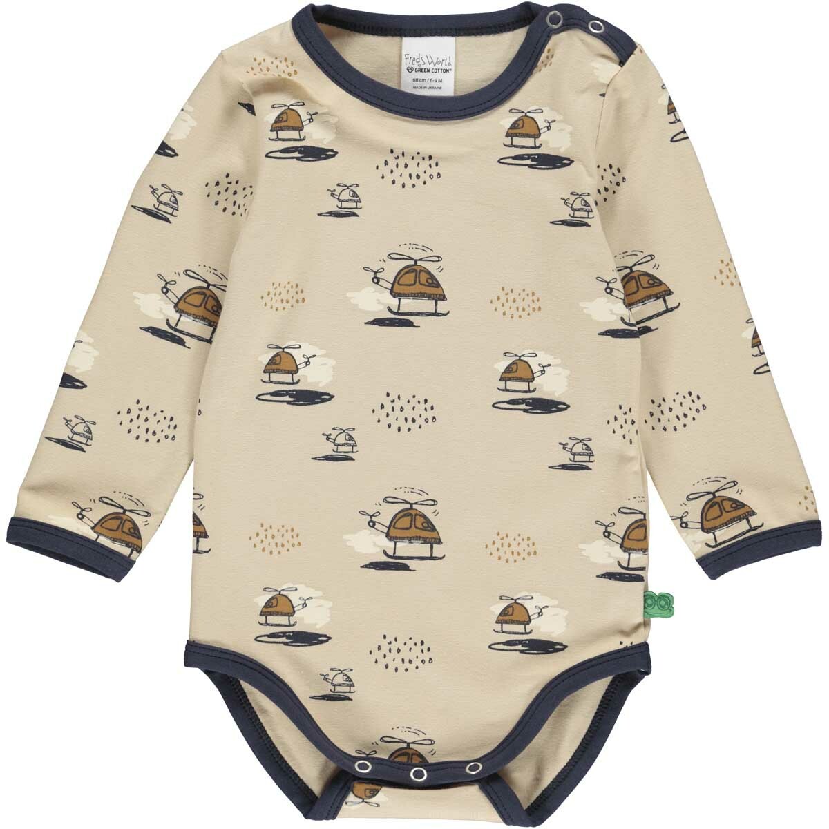 〖 Fred's World 〗米色直升機包屁衣