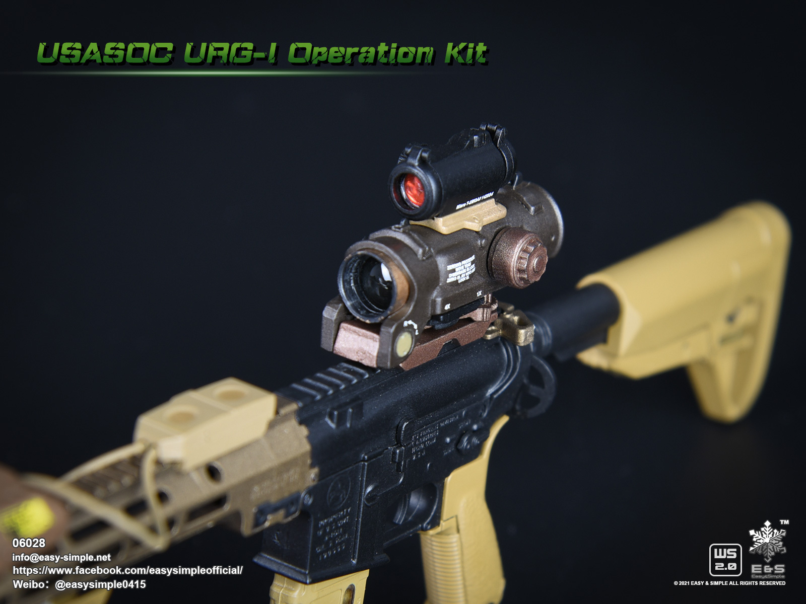 Easy&Simple : 1/6 USASOC URG-I Operation Kit