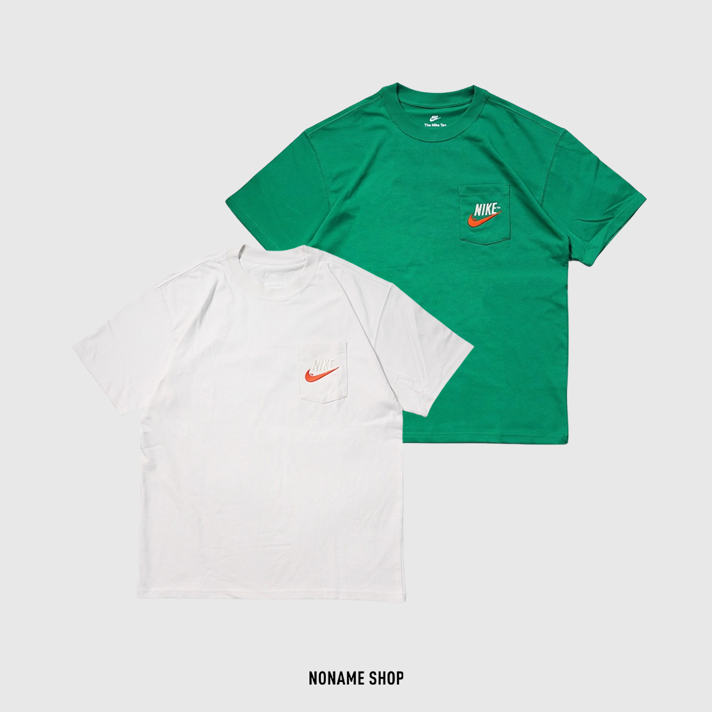 NIKE NSW 復古 字勾 刺繡 口袋 厚磅 短TEE (男款)