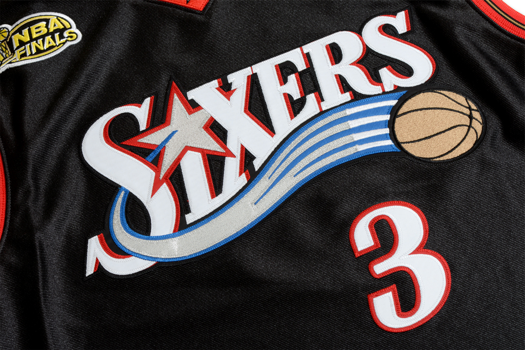 Mitchell & Ness 費城76人隊 Allen Iverson 2000-2001 復刻 球員版球衣