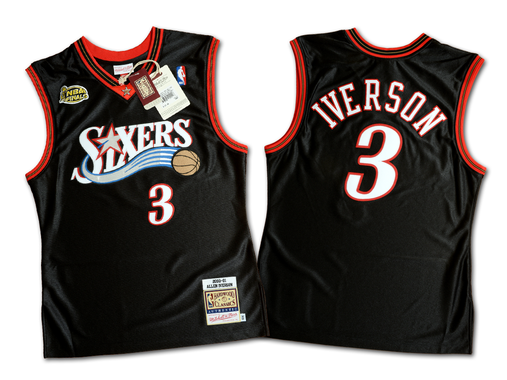 Mitchell & Ness 費城76人隊 Allen Iverson 2000-2001 復刻 球員版球衣