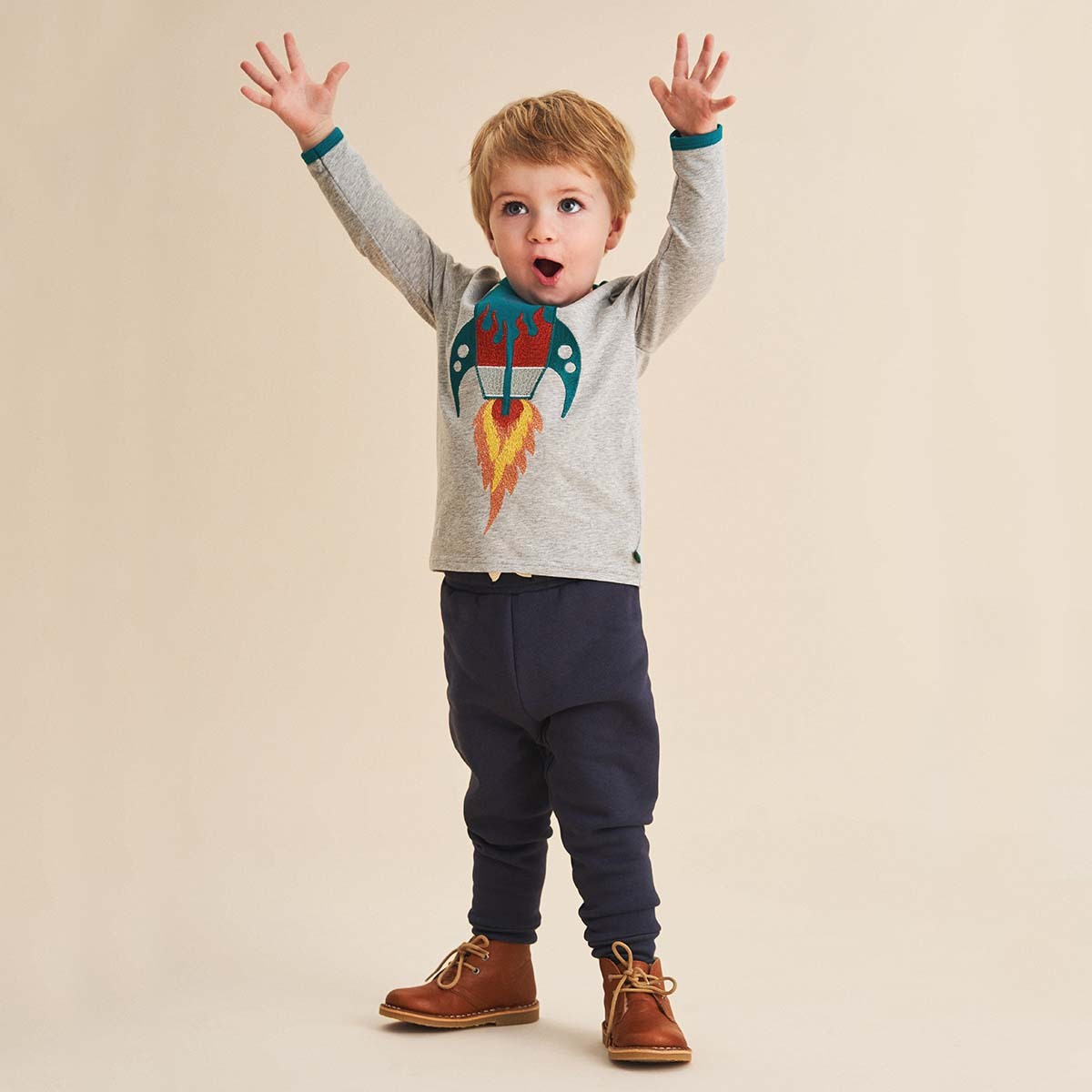 〖 Fred's World 〗淺灰火箭沖天上衣