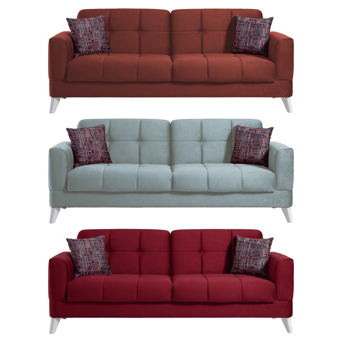 【TKY沙發】三人沙發床-安妮塔