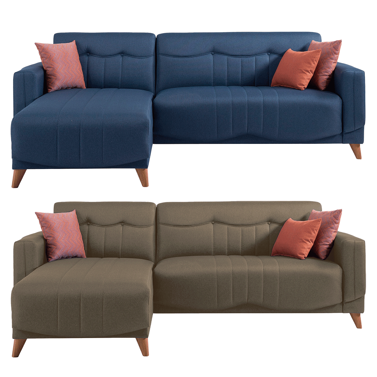 【TKY沙發】L型沙發床-露娜