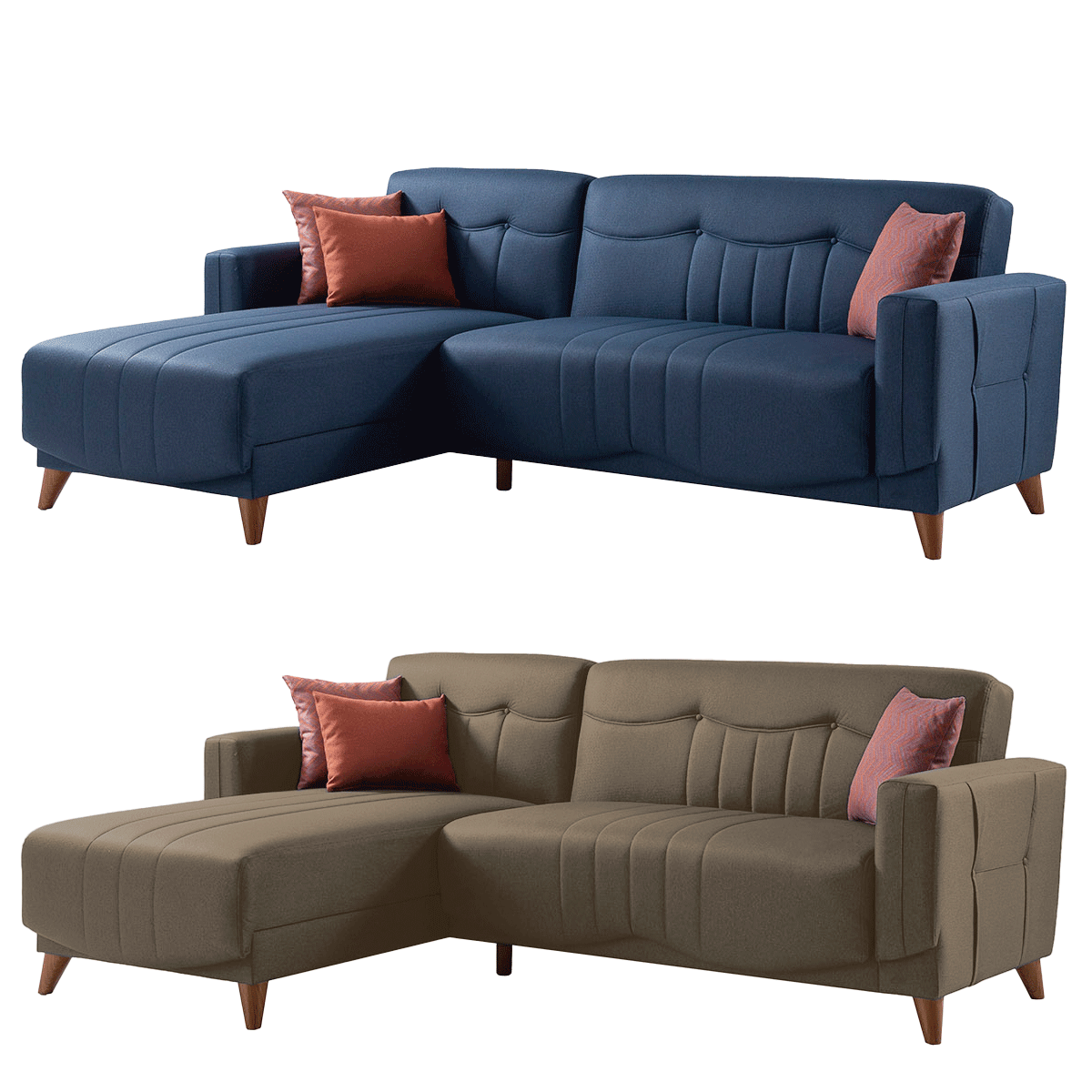 【TKY沙發】L型沙發床-露娜