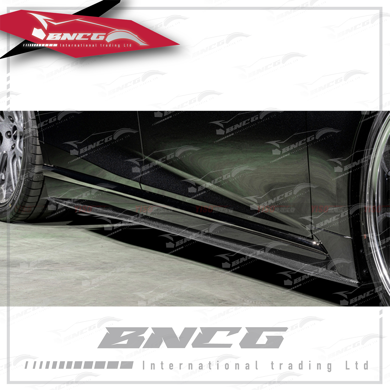 凌志 Lexus LS 改裝 碳纖維 外觀件 空力套件 ARtisan款 側裙 側定風翼