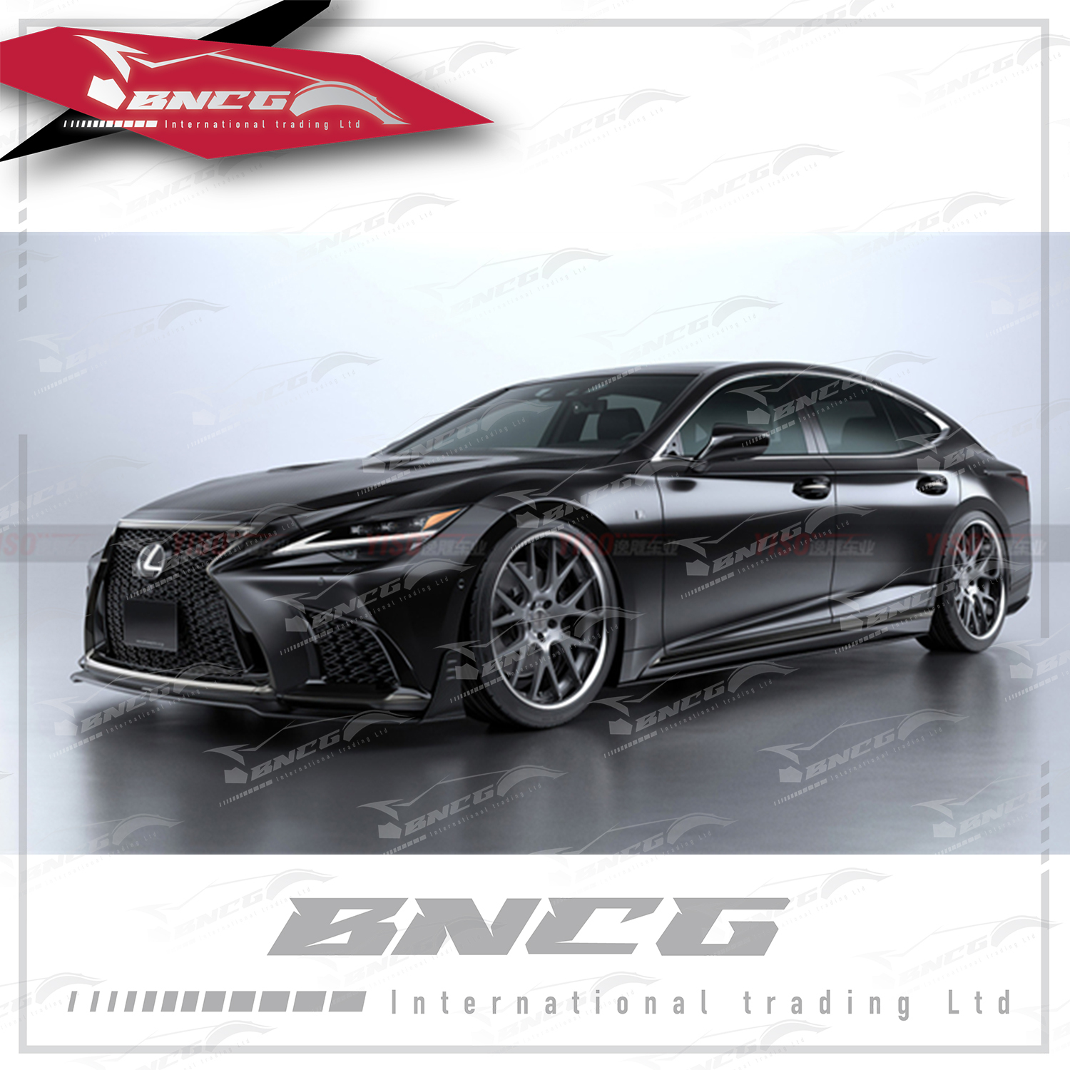 凌志 Lexus LS 改裝 碳纖維 外觀件 空力套件 ARtisan款 側裙 側定風翼